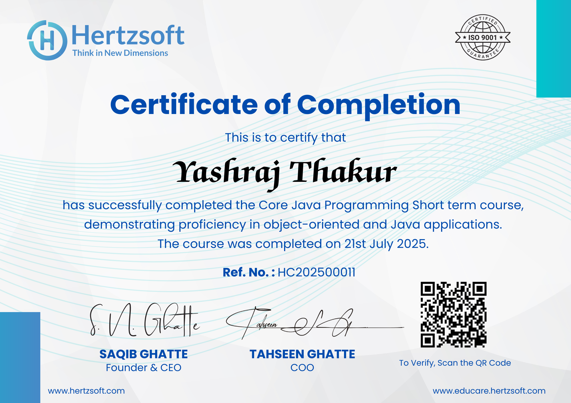 core-java-programming-certificate